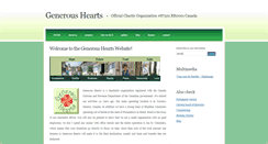 Desktop Screenshot of generoushearts.org